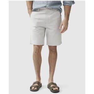 RODD & GUNN Men's The Gunn 9" Short Size 33 Beige Sports Fit $99